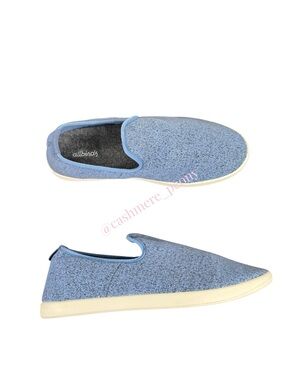 allbirds Men’s Slip-On Wool Lounger Shoes — Light Blue Size 9